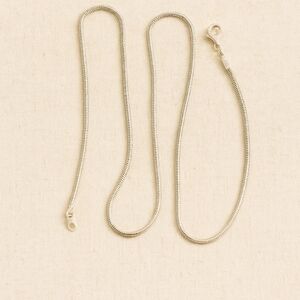 Italian Sterling Silver Snake Chain Necklace – .925, Lobster Clasp